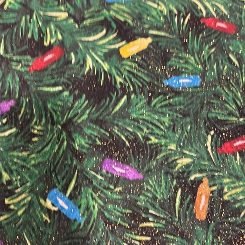 Colorful Holiday Lights Gift Wrap
